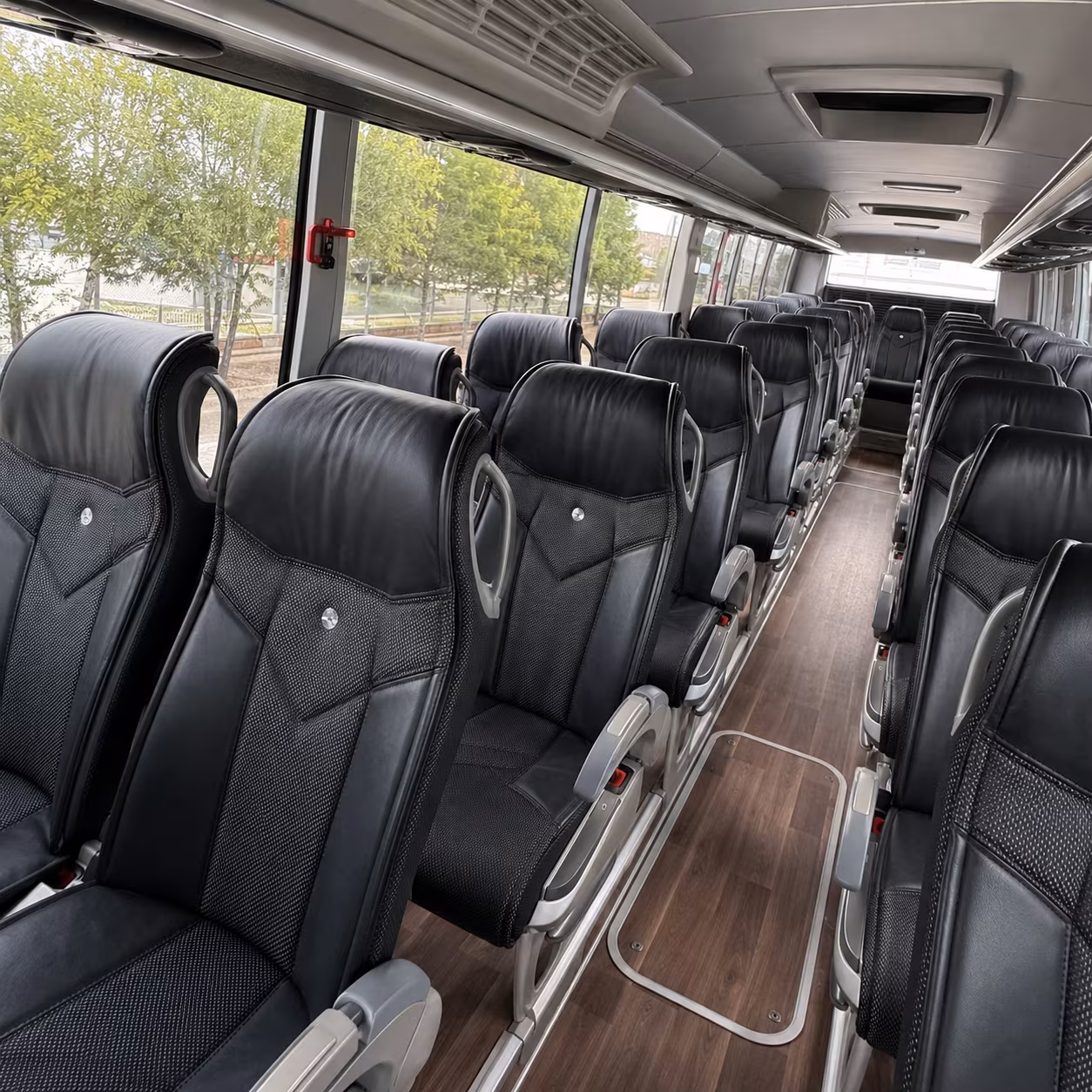mckinney charter bus interior gallery