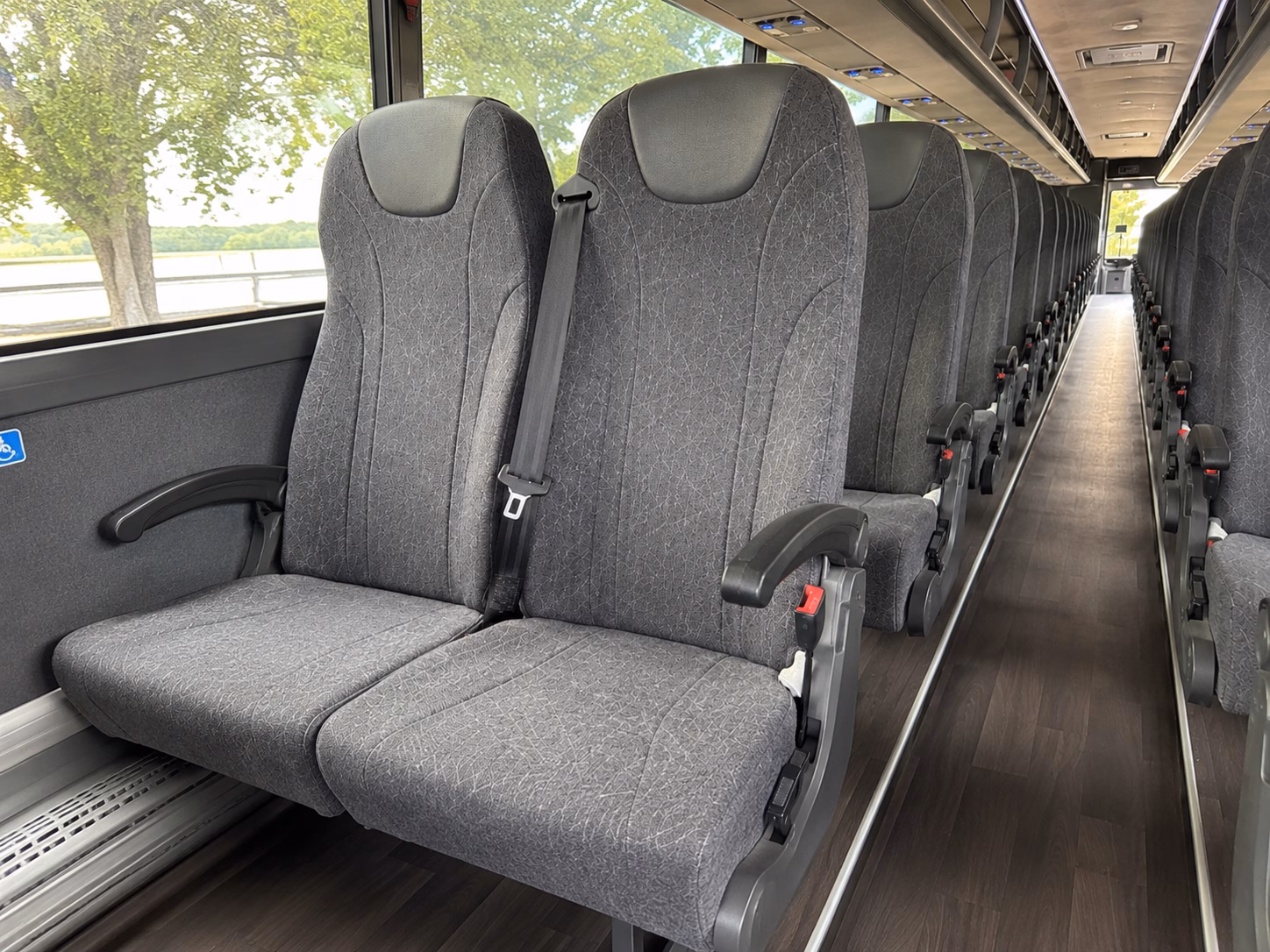 mckinney charter bus services interior