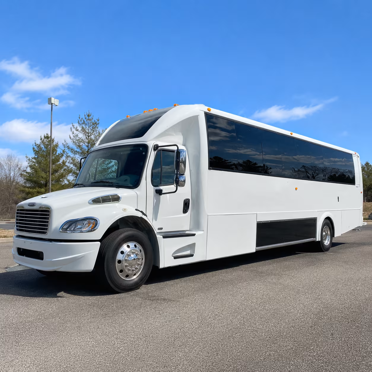 party buses and sprinter vans for bridal parties in mckinney